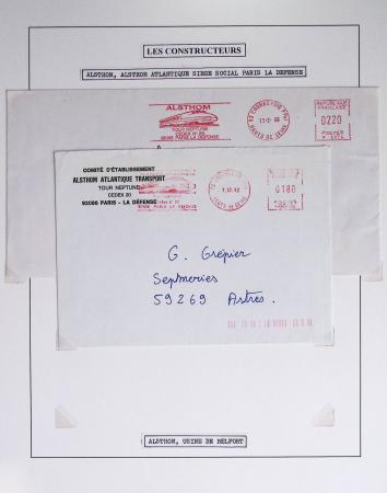 1849-1990 Lot principalement constitué de pages d'exposition