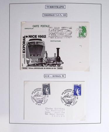 1849-1990 Lot principalement constitué de pages d'exposition