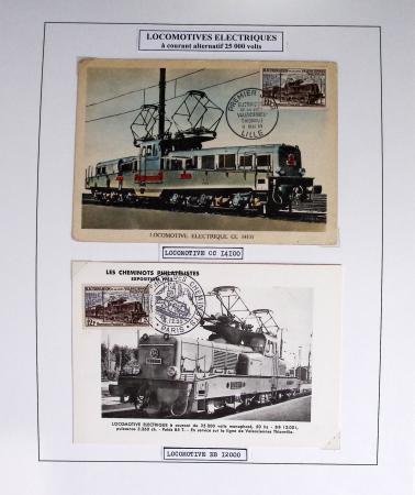 1849-1990 Lot principalement constitué de pages d'exposition