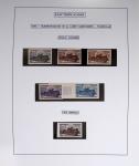 1849-1990 Lot principalement constitué de pages d'exposition