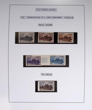 1849-1990 Lot principalement constitué de pages d'exposition