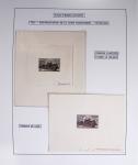 1849-1990 Lot principalement constitué de pages d'exposition