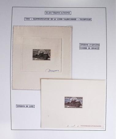 1849-1990 Lot principalement constitué de pages d'exposition