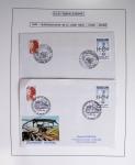 1849-1990 Lot principalement constitué de pages d'exposition
