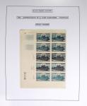 1849-1990 Lot principalement constitué de pages d'exposition