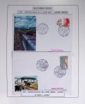 1849-1990 Lot principalement constitué de pages d'exposition