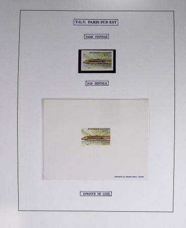 1849-1990 Lot principalement constitué de pages d'exposition