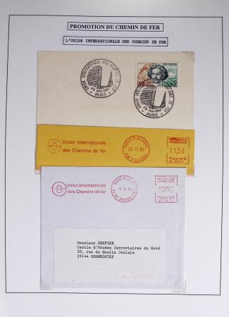 1849-1990 Lot principalement constitué de pages d'exposition