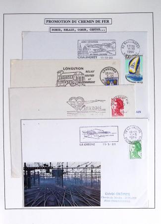 1849-1990 Lot principalement constitué de pages d'exposition