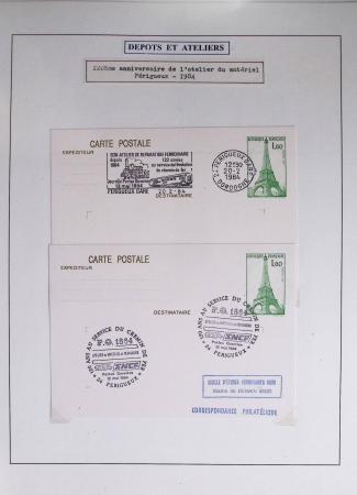 1849-1990 Lot principalement constitué de pages d'exposition