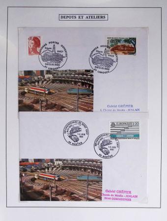 1849-1990 Lot principalement constitué de pages d'exposition