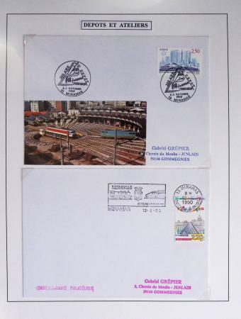 1849-1990 Lot principalement constitué de pages d'exposition