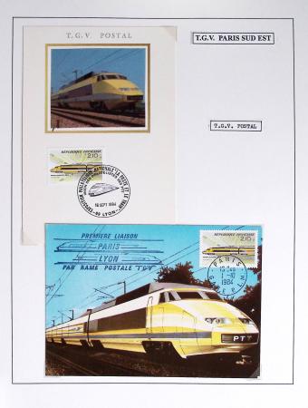 1849-1990 Lot principalement constitué de pages d'exposition
