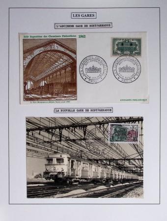 1849-1990 Lot principalement constitué de pages d'exposition