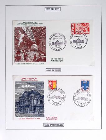 1849-1990 Lot principalement constitué de pages d'exposition