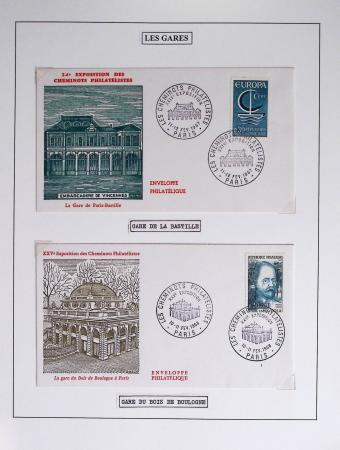 1849-1990 Lot principalement constitué de pages d'exposition