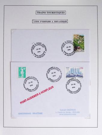 1849-1990 Lot principalement constitué de pages d'exposition