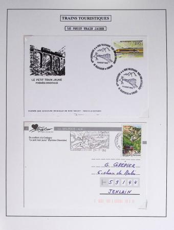 1849-1990 Lot principalement constitué de pages d'exposition