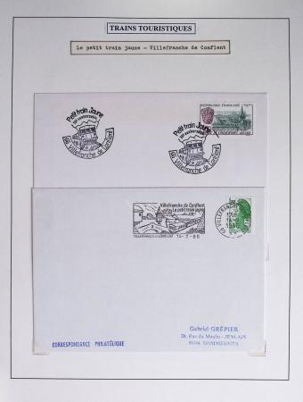 1849-1990 Lot principalement constitué de pages d'exposition