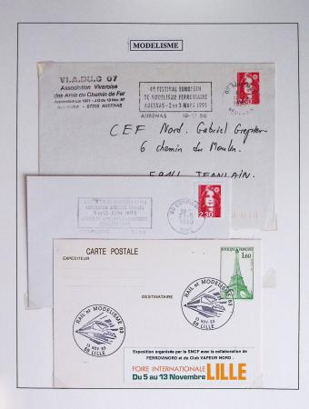 1849-1990 Lot principalement constitué de pages d'exposition