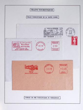 1849-1990 Lot principalement constitué de pages d'exposition