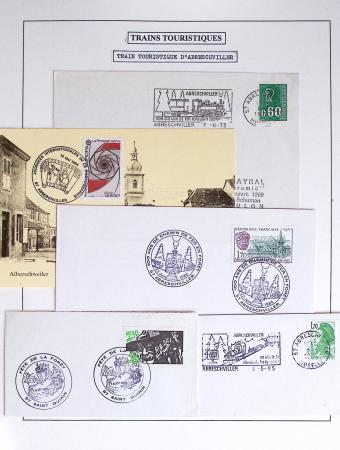 1849-1990 Lot principalement constitué de pages d'exposition