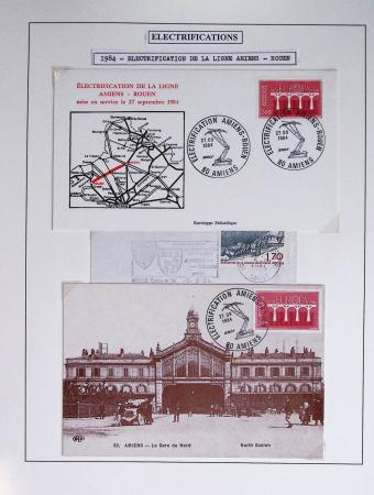 1849-1990 Lot principalement constitué de pages d'exposition