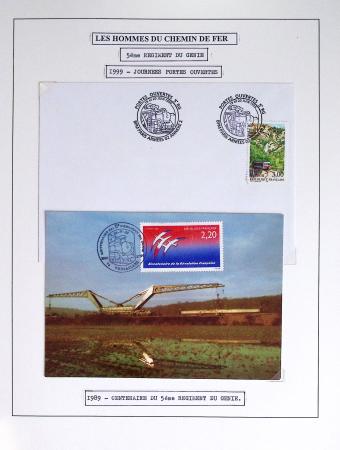 1849-1990 Lot principalement constitué de pages d'exposition