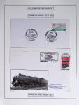 1849-1990 Lot principalement constitué de pages d'exposition