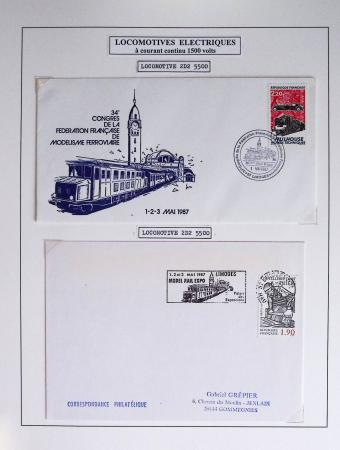 1849-1990 Lot principalement constitué de pages d'exposition