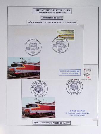 1849-1990 Lot principalement constitué de pages d'exposition