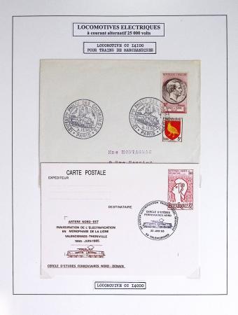 1849-1990 Lot principalement constitué de pages d'exposition