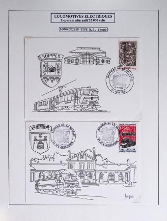 1849-1990 Lot principalement constitué de pages d'exposition