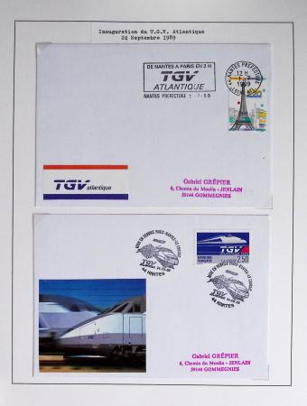 1849-1990 Lot principalement constitué de pages d'exposition