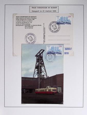 1849-1990 Lot principalement constitué de pages d'exposition