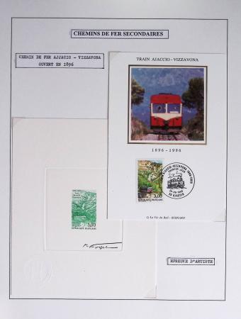 1849-1990 Lot principalement constitué de pages d'exposition