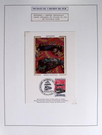 1849-1990 Lot principalement constitué de pages d'exposition