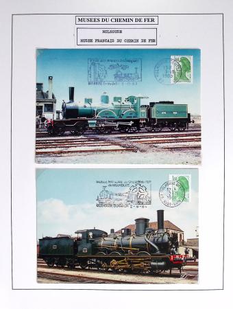 1849-1990 Lot principalement constitué de pages d'exposition