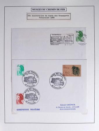 1849-1990 Lot principalement constitué de pages d'exposition