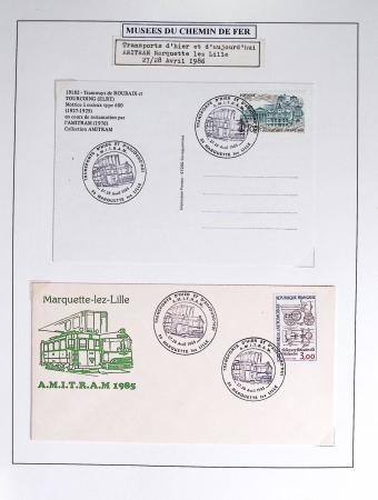 1849-1990 Lot principalement constitué de pages d'exposition