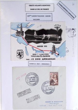 1849-1990 Lot principalement constitué de pages d'exposition