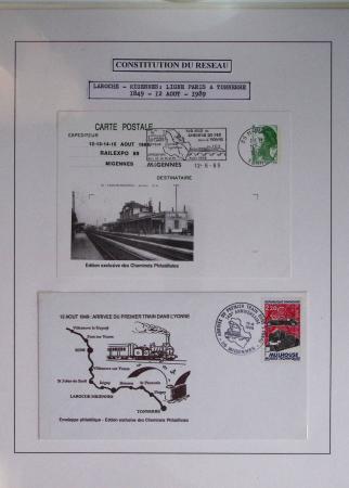 1849-1990 Lot principalement constitué de pages d'exposition