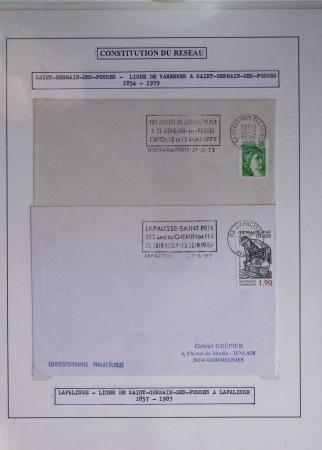 1849-1990 Lot principalement constitué de pages d'exposition