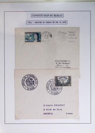 1849-1990 Lot principalement constitué de pages d'exposition