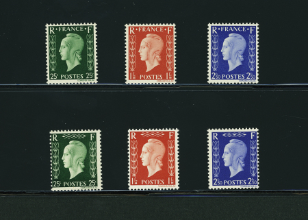 N°701A/701F, Série non émise de Londres,
