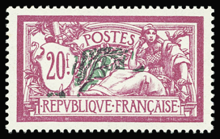 N°208 20f avec centrage exceptionnel, neuf **, SUP