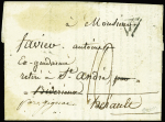 MP "Deb 33 Bédarieux" (1822 - ind 20). TB