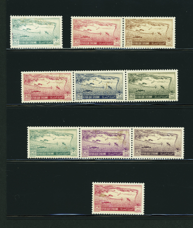 POSTE AERIENNE N°34 "Port de Lattaquié", 10 épreuves