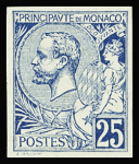 N°22/25 La série de 5 valeurs NON DENTELES : 22a, 23b,