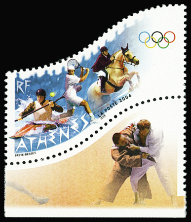 N°3686a Jeux Olympiques Athènes, variété sans la valeur